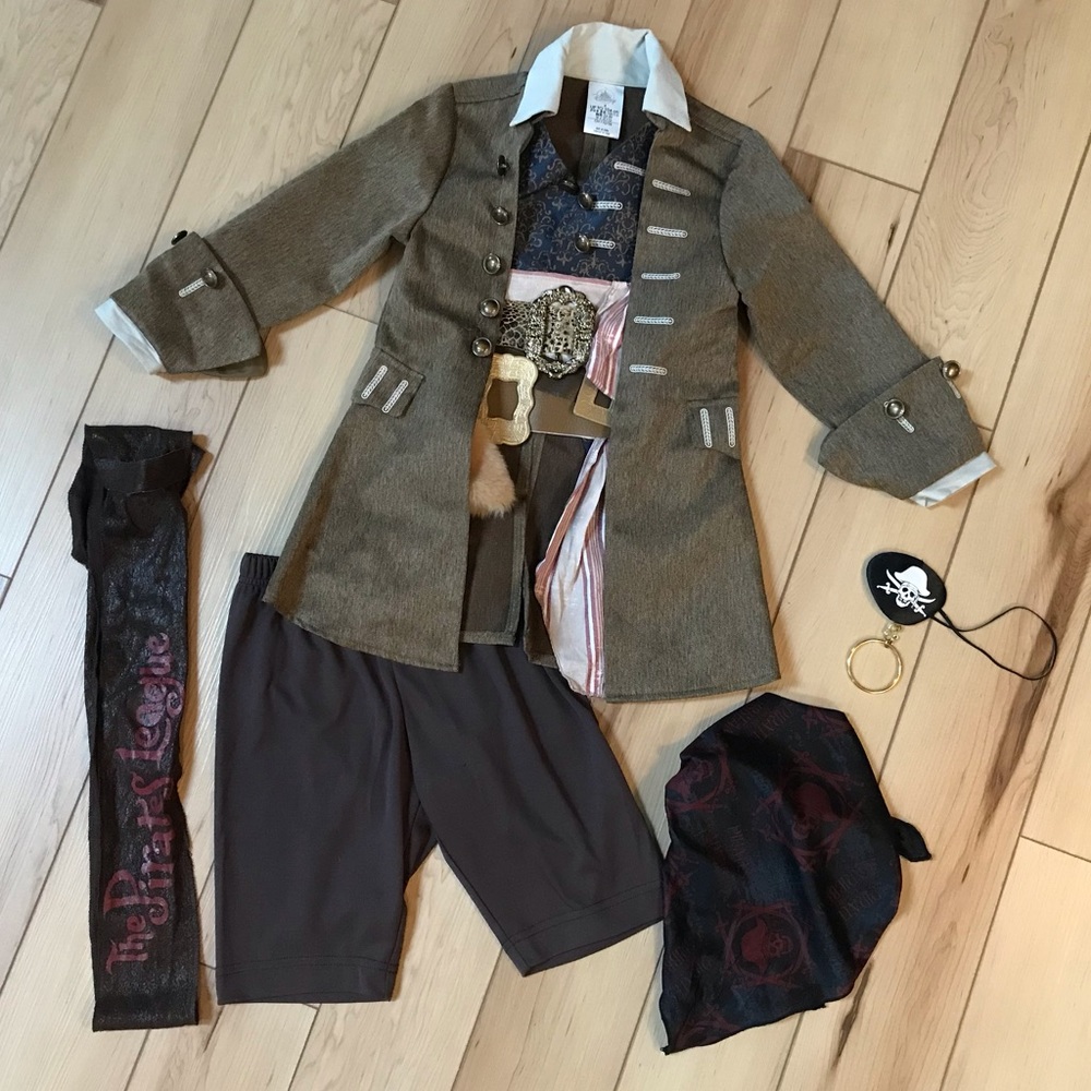 Pirates of the Caribbean Costume Size 4